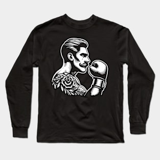 boxer design Long Sleeve T-Shirt